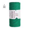 2mm Hollow Pure Cotton Scarf & Bag Yarn for DIY Crochet and Handwoven Projects