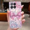 Transparent Phone Case For Xiaomi Poco X6 Pro 5G Case Clear Luxury Fashion Butterfly Flower Soft TPU Silicone Jelly Cover Casing