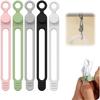 2026 Upgrade Silicone Cable Ties,Cable Management Headphone Organizers,Reusable Cord Management Wire Organizers for Cords,Home Office Travel Gadgets