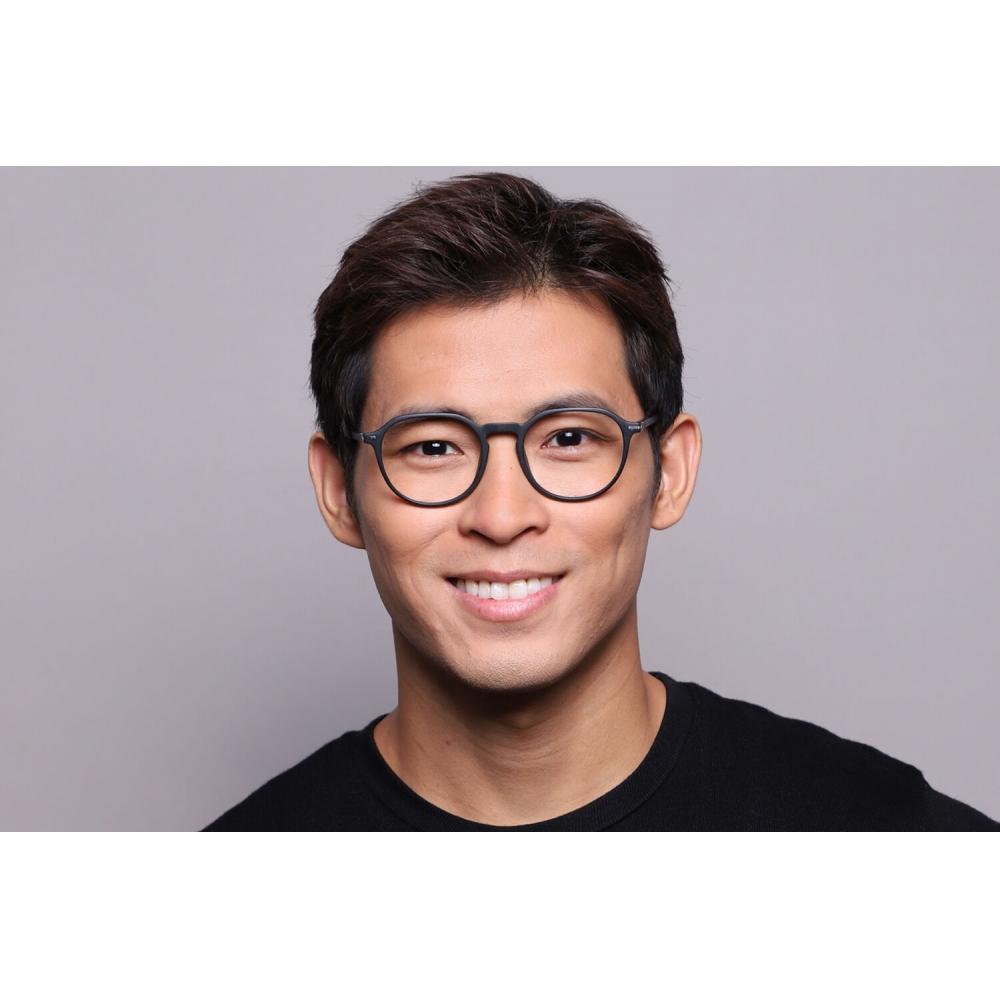 Full Rim Oval Black Smartbuy Collection Aulav Ac10 Fashion Unisex Eyeglasses