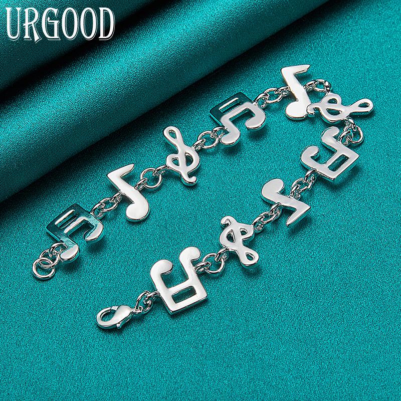 925 Sterling Silver Tone Bracelet Party Gift Fashion Jewelry