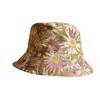 Sunflower Denim Bucket Hat With Wide Brim For College Style And Sun Protection