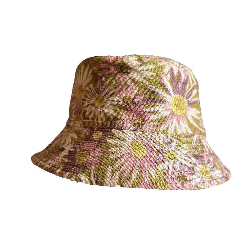 Sunflower Denim Bucket Hat With Wide Brim For College Style And Sun Protection