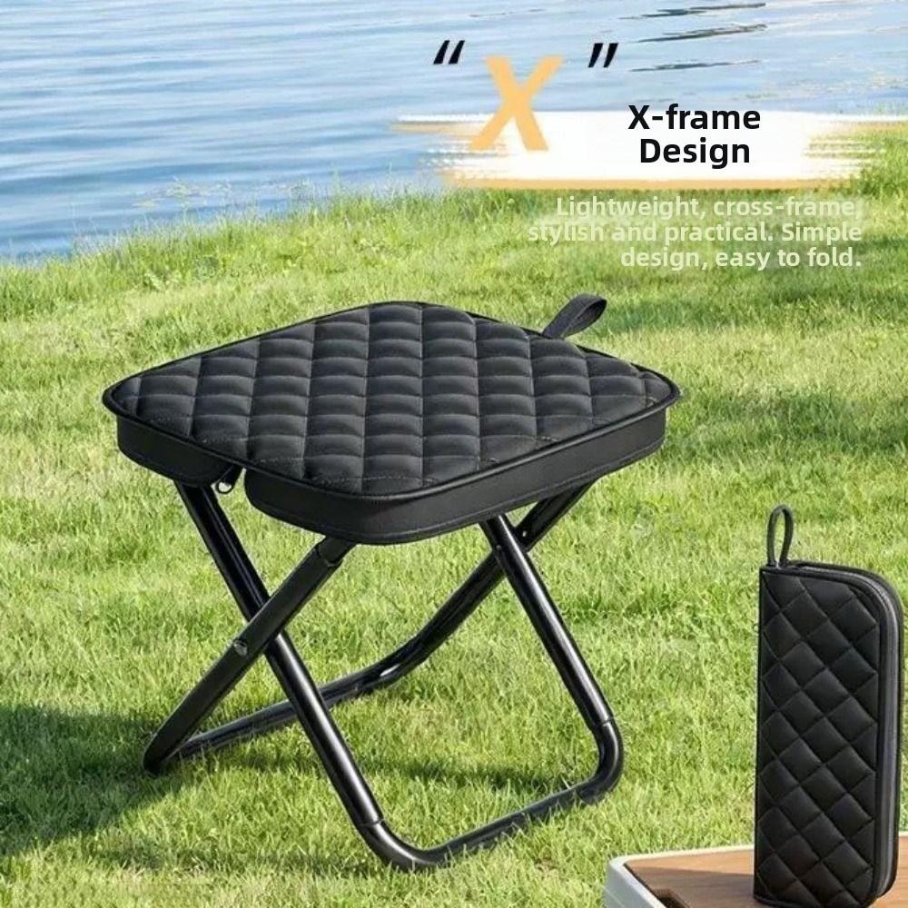 Water-proof Portable Folding Stool Strong Load-bearing Outdoor Small Stool Fishing Stool Hiking