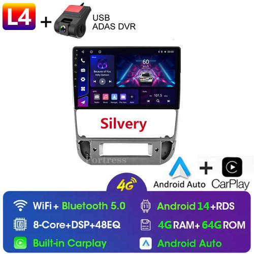 Fortress Android 14 For Peugeot 406 1994 - 2005 Autoradio Multimedia Radio Carplay Car Stereo GPS Navigation Head Unit Auto WIFI