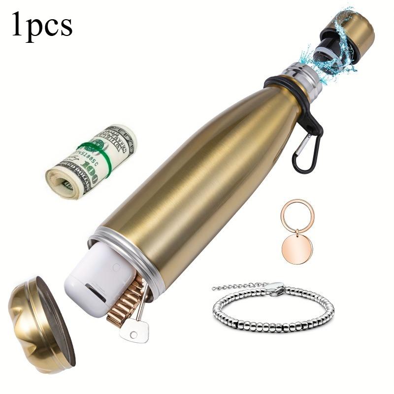 

Термобутылка из нержавеющей стали для секретного хранения, безопасный кейс для украшений, денег, вакуумная термокружка для воды со скрытым отделением 520ml