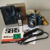 Used Nikon Film Single-lens Reflex Camera "NiKonFG" with 50mm Lens & Bonus Speedlight (strobe) "NiKon SB-15"