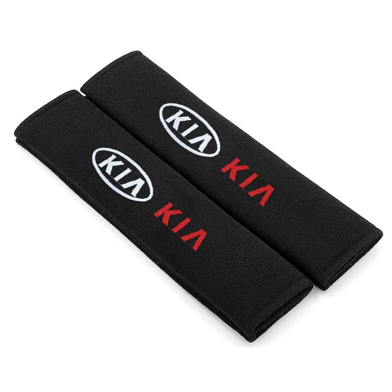 1/2Pcs Car Safety Belt Shoulder Cover Pad Plush Seat Belt Shoulder For KIA K5 K9 Sorento Ceed Sportage Carnival Stinger Forte Niro Cadenza
