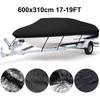Aunct 11ft - 22ft 210D Trailerable Boat Covers Waterproof Rain Proof Sunproof UV Protector Speedboat Boat Cover Fishing Ski D45