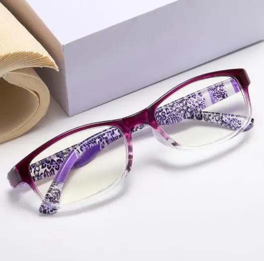 

Women S Reading Glasses Anti Blue Ray Lenses 1.00 2.00 3.00 4.00 Red Retro Plus Prescription Eyewear For Women Sk898 +2.5