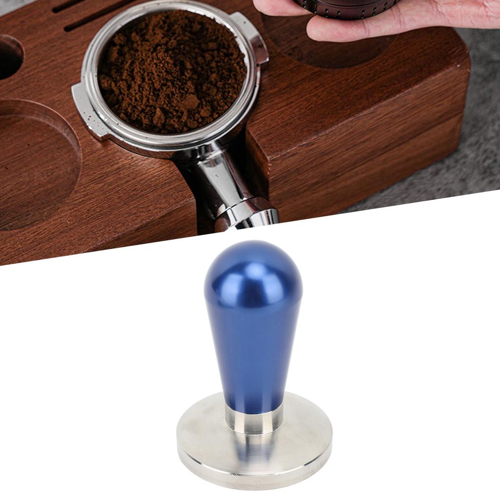 58mm Coffee Tamper Aluminium Alloy Ergonomic Handle Consistent Compression Coffee Press Tamper for Home Coffee Shop