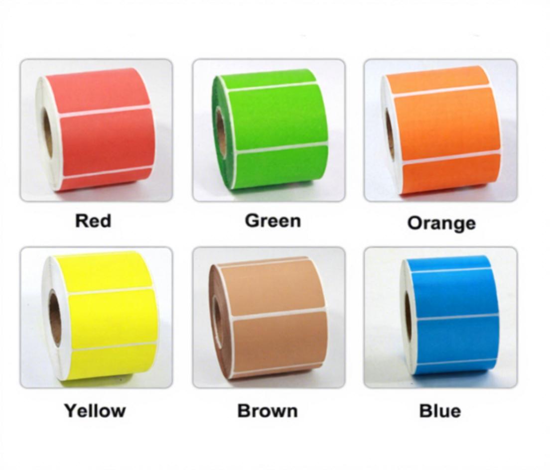 Hot Selling Custom Adhesive Barcode Scratch-Off Heat Transfer Label Strong Stickiness Free for Supermarket Promotion Packaging (as the picture,1 Roll&40X30mm(1000Sheets/Roll))