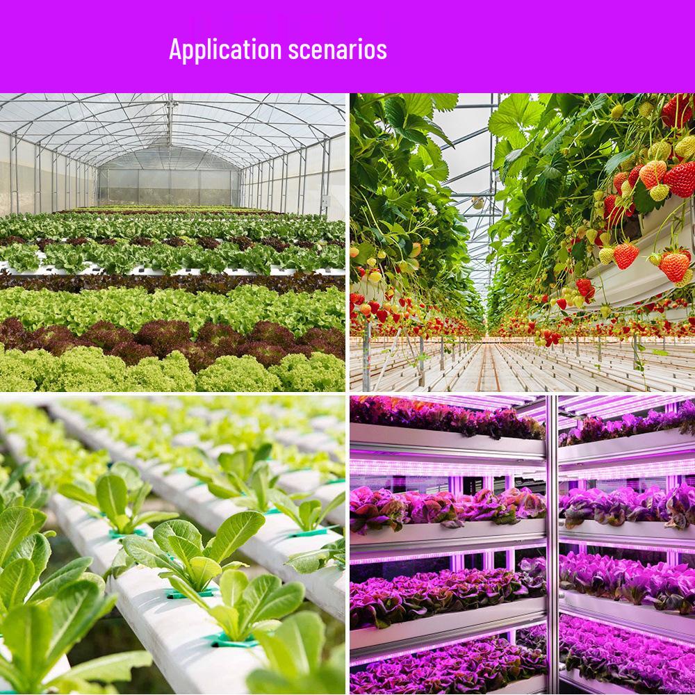 Adjustable E27 LED Plant Growth Light for Indoor Greenhouses and Seedlings
