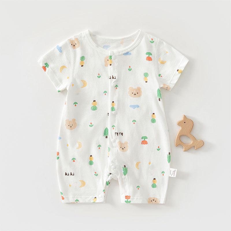 Dünner Stil Sommer Baby Strampler Kurzarm Body für Neugeborene