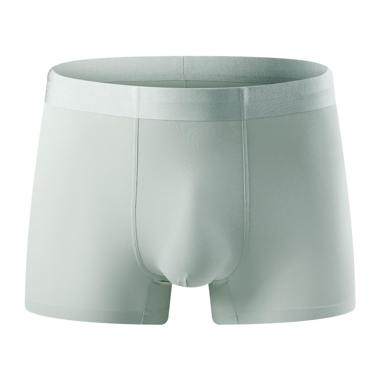 

Набор из 12 штук мужского антибактериального нижнего белья из супертонкого ледяного шелка - Летняя коллекция ледяного шелка 3X-Large