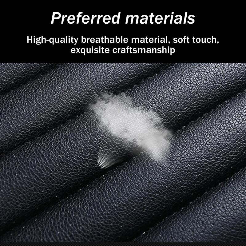 Breathable PU Leather Bamboo Charcoal Car Interior Seat Cover Cushion Pad for Auto Supplies Office