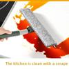 4 in 1 Windows Clean Squeegee Mop Extension Pole Shower Squeegee Crevice Brush  Bathroom