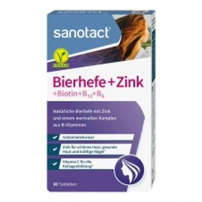 Janotact (BioLabo) Levure de bière Zinc 60 Comprimés