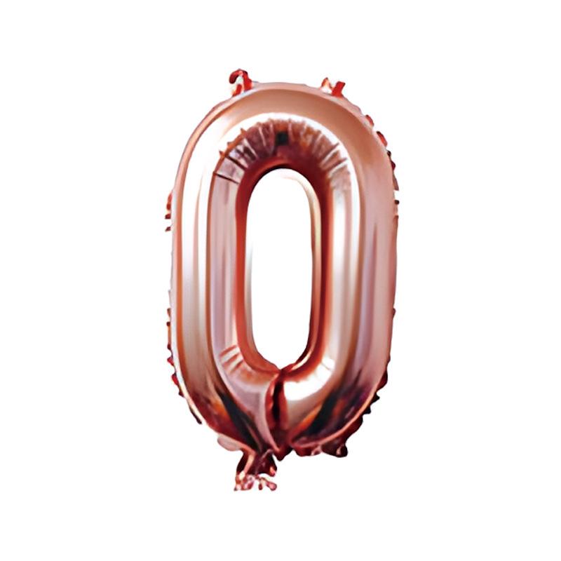 32-Inch Body Shaping Numeric Balloons - Gold & Silver, Floating Birthday & Celebration Decor