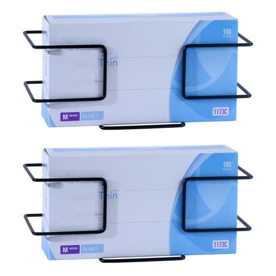 Kovový držák přihrádky na rukavice s nástěnnou krabicí, protiskluzovými šrouby na kapesníky, nástěnný organizér, zdravotnictví