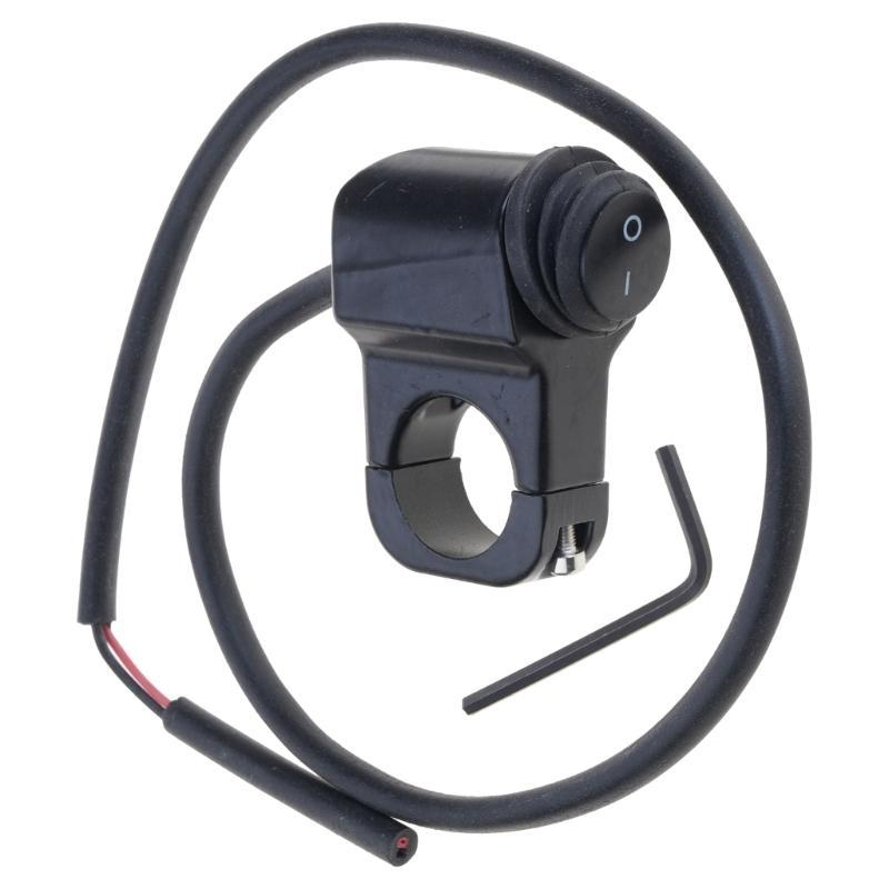 31BC Motorcycle Headlight Switch 7/8" Handlebar Light Switch Motorcycle Handlebar On Off Button Switch Fog Brake Light Switch