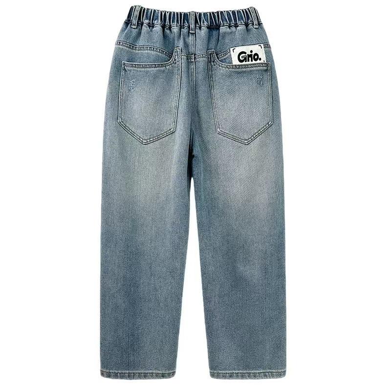 Kinderjeans Jungen Frühlingskleidung Hosen Jungenjeans Frühling und Herbst Sporthosen