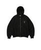 T.B.O.S Cut-Off Zip-Up Hoodie Black