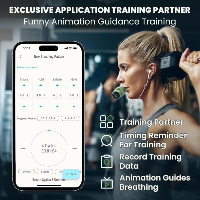 Solunum Eğitmeni Akciğer Solunum Fitness Ekipmanları Solunum Silikon Yüksek Irtifa Eğitim Açık Ekspiratuar Egzersiz Aracı