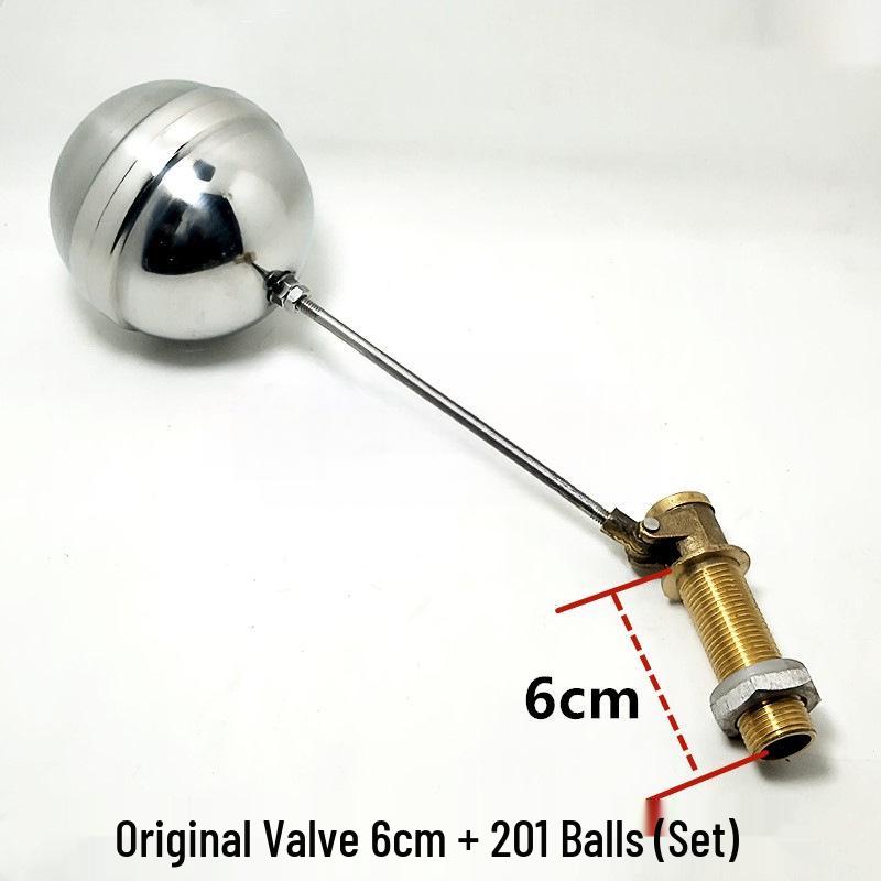 4-Minute Copper Float Ball Valve for Rice Cooker: Stainless Steel Water Inlet Switch and Tank Valve Accessory