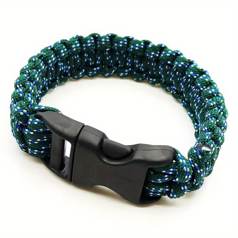 1pc Seven-core Umbrella Rope Bracelet, Creative Color Braided, Plastic Mosaic Material, Weave Main Material, Simple Style