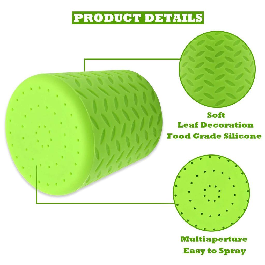3Pcs Portable Pet Shower Head Silicone Outdoor Cleaning Sprayer For Dogs/Cats Attachable to Water Bottles
