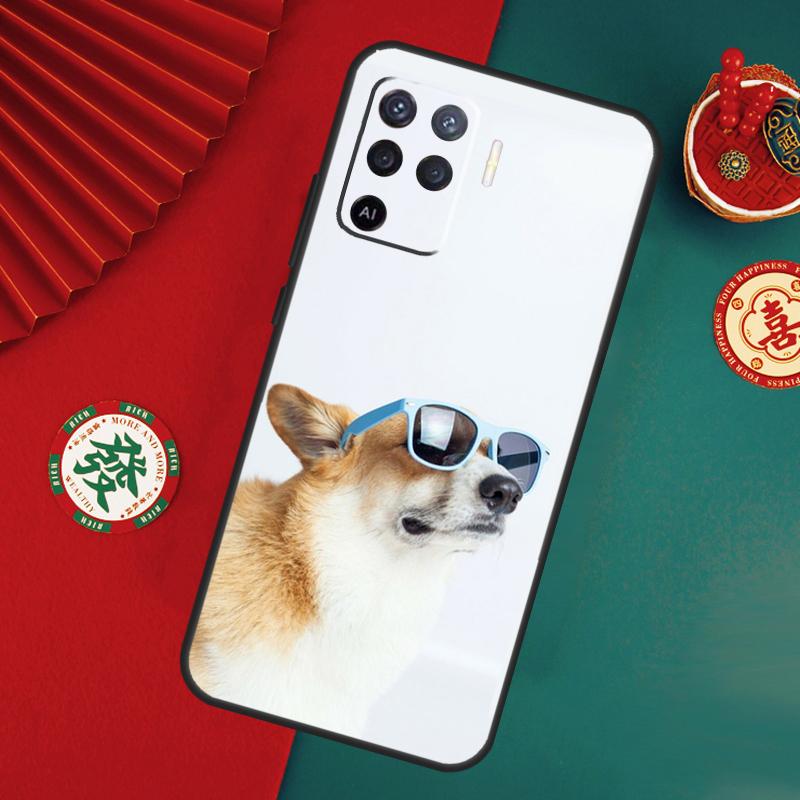 

Cartoon Corgi Dog Case For Oppo A76 A16 A96 A17 A60 A40 A80 A98 A58 A78 A18 A38 A57 A74 A54 A94 A15 A5 A6 Pro OPPO A76