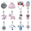 Copper Time Machine Trunk Travel Camera Charms Beads Fit 3Mmoriginal Bracelets Diy Jewelry Birthday Gift