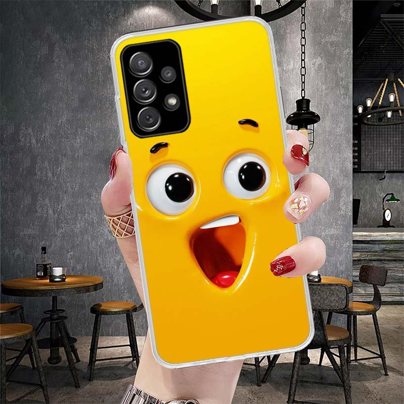 Funny Face Cute Soft Phone Case For Samsung Galaxy S22 S23 S24 S25 Edge S26 Ultra S20 FE S21 Plus + Fundas Coque Galaxy S20 S21