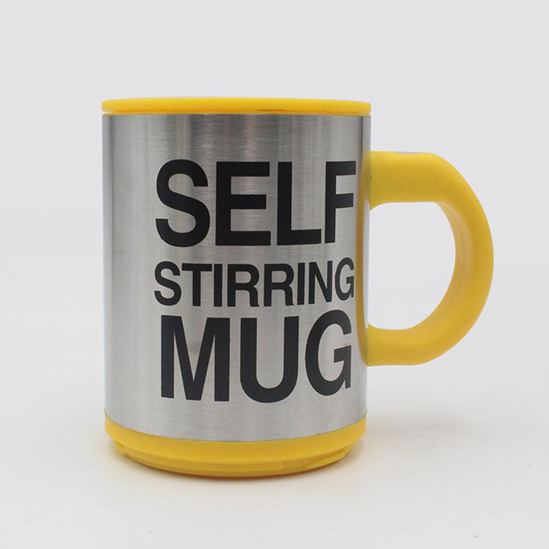 Mug 400Ml Electric Mixing Cup Lazy Automatic Self Stirring Coffee Milk Drink Mug Blender Stainless Steel With Lid Gift Box
