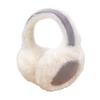 Women Earmuffs Thickened Inner Lining Bow Embellishment Suede Fabric Adjustable Headband Earmuffs Winter Accessory
