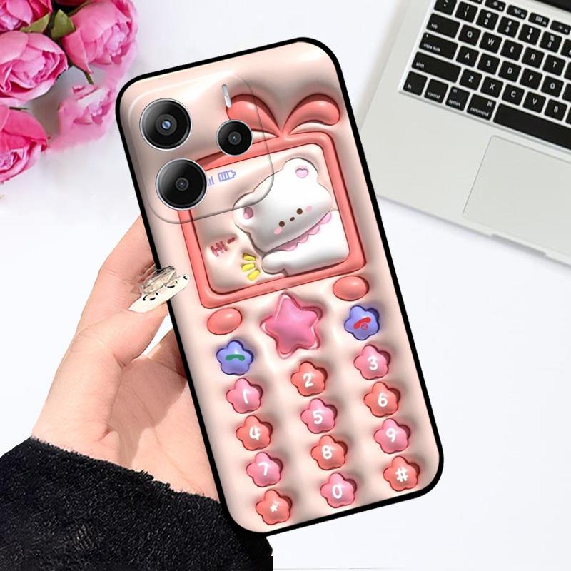 Neue Hüllen für Redmi Note 14 5G Bumper Cover Note 13 4G 5G Weiche Silikon Handyhülle für Xiaomi Redmi Note 12 4G 5G Coque Fundas