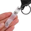 Anti-theft Keychain Badge Holder Retractable Key Ring Badge Reel Easy-to-pull Buckle ID Card Holder