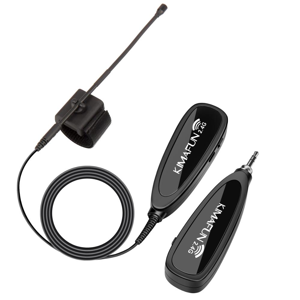 

KIMAFUN 2.4G Mini Wireless Flute Microphone Omnidirectional Condenser Instrument Microphone for Flute/Bamboo Flute KM-G150-4