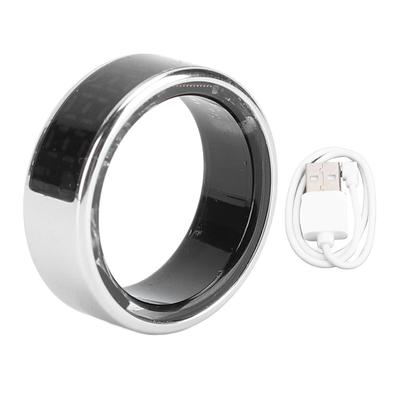 Smart Ring with Touch Screen Multiple Sports Modes IP68 Water Proof Fitness Ring for Climbing