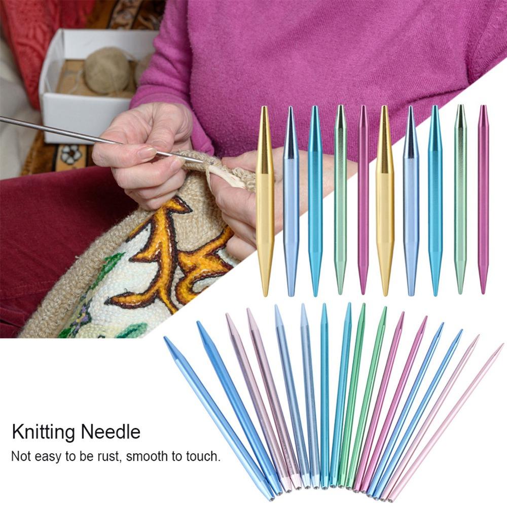 26Pcs Aluminum Oxide Circular Knitting Needles 26 Pieces Set Knitting Tool Kit  Craft Making
