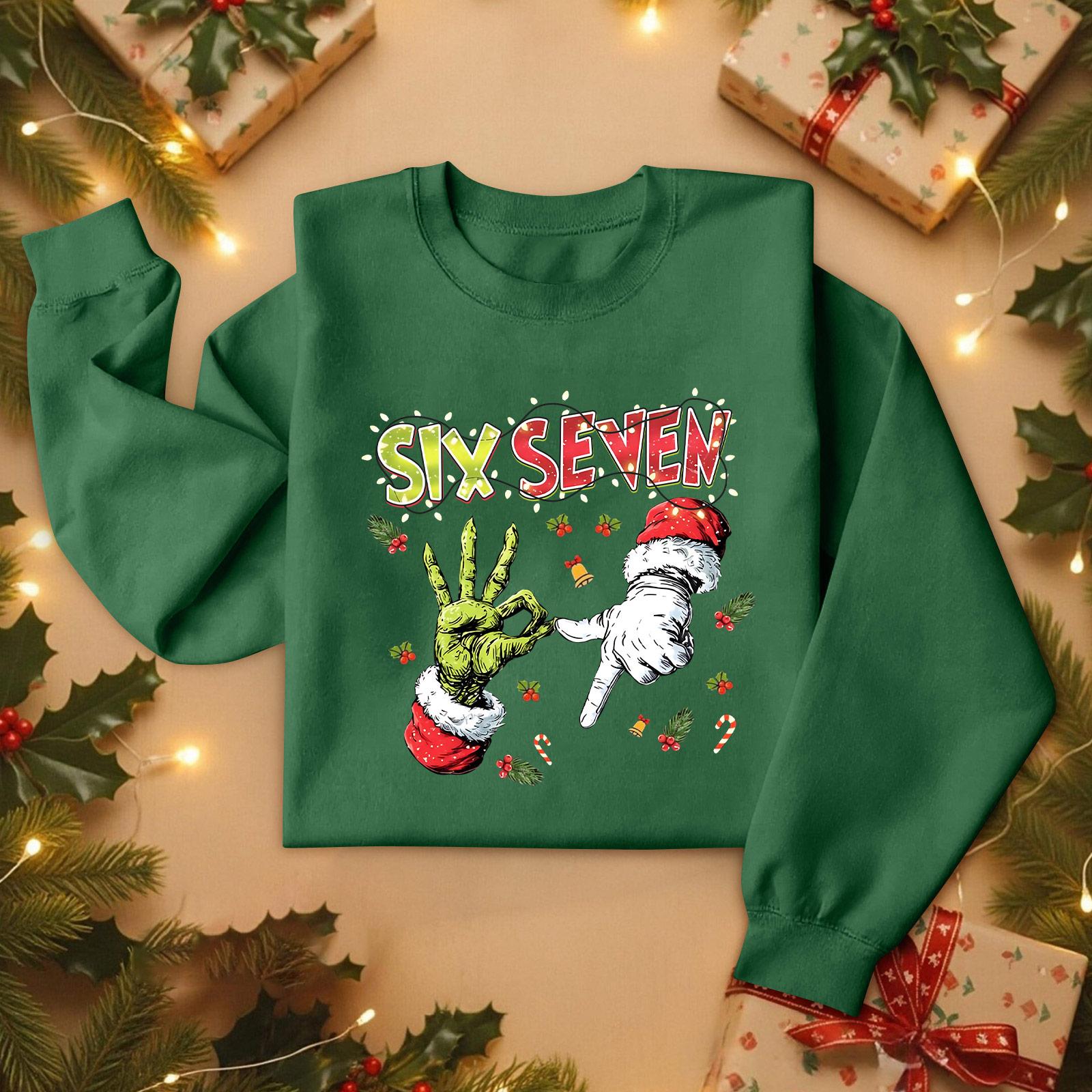 

Christmas T-Shirts And Sweatshirts, Women S Sweatshirts, Long-Sleeved Pullover Sweatshirts, Women S Long-Sleeved Tops L