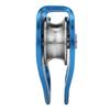 25KN Aluminium Alloy Heavy Duty Single Swivel Rope Pulley Block Climbing (blue)