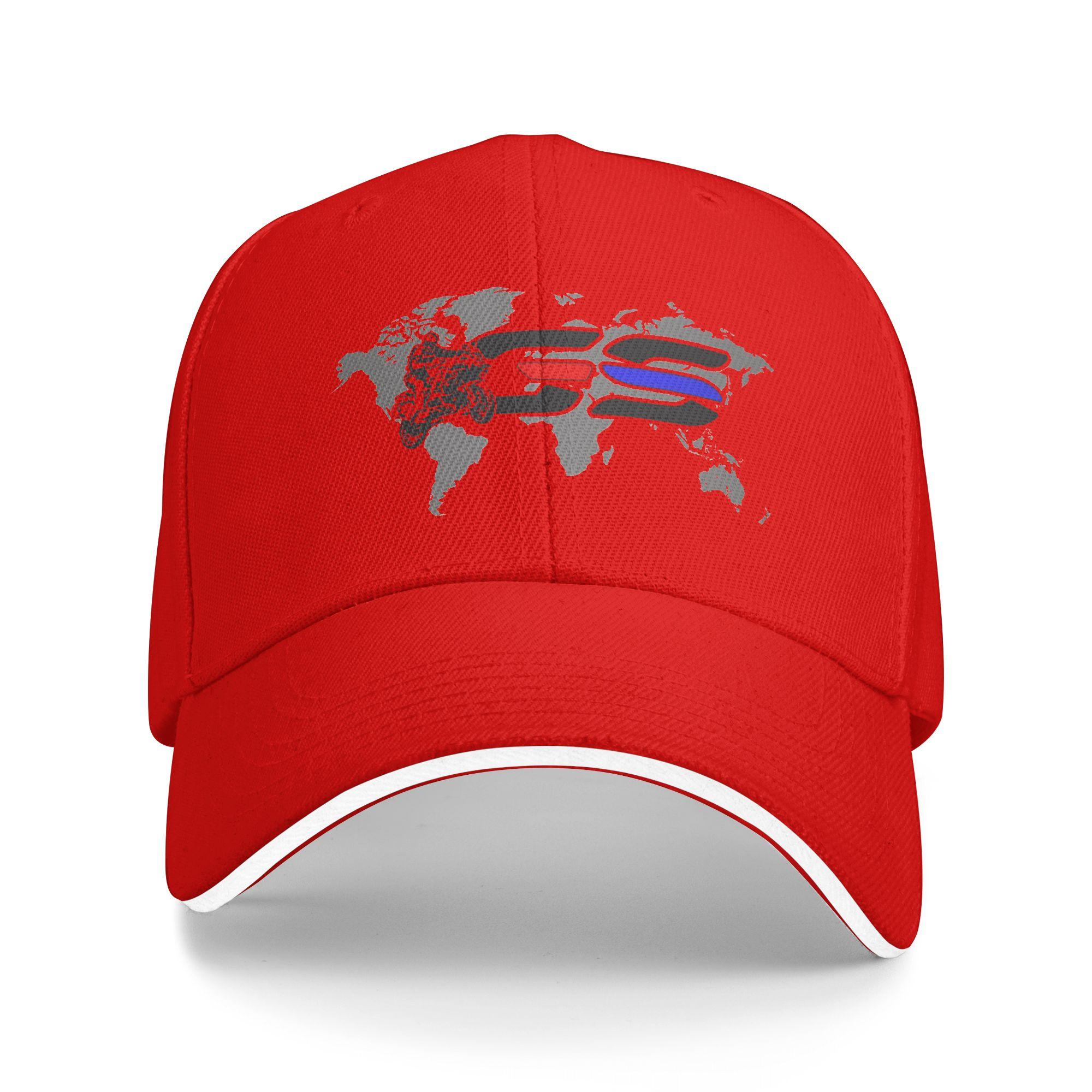 Gs World Map Adventure Baseball Cap y2k Retro Trucker Hat Summer Couple Women Outdoor Sport Baseball Caps One Size
