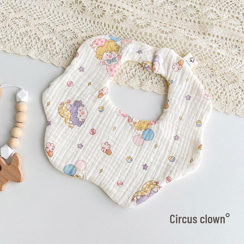 Sześcio-warstwowy bawełniany muślinowy śliniaczek i ochraniacz na brzuszek dla dziecka