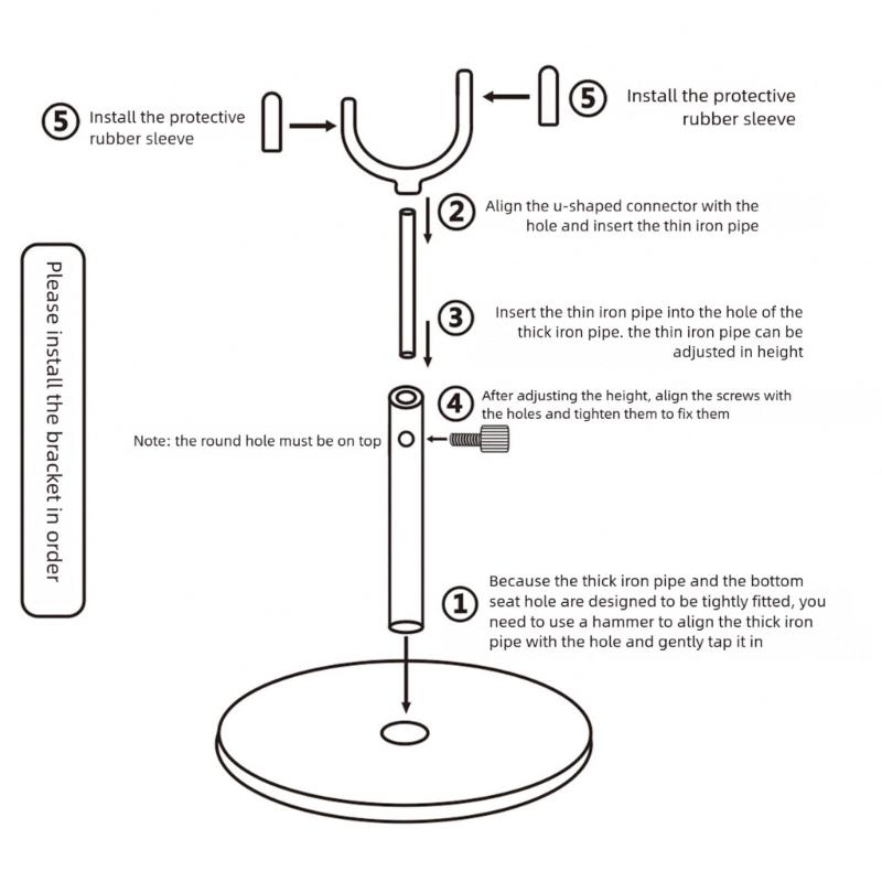 Height Customizable Doll Support Stand Stable Crotch Support Mechanism MultiPurpose Model Figure Display Holder Base