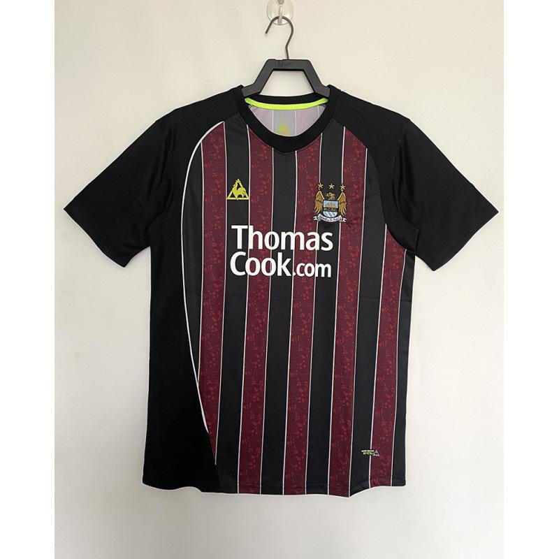 97-98 Manchester City retro drakt Nr. 17 Sun Jihai 16 Aguero 15 Harland 07-08 lang kortermet fotballtrøye