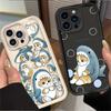 Cartoon Mofusand Cat Phone Case for iPhone 17 Air 16 16E 15 14 13 12 11 Pro Max X XS X S Max XR SE 2020 SE4 7 8 Soft Back Cover