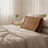 Shaped Neck Support Pillow Imitation Rattan Ergonomic Cushion for Bed, Sofa