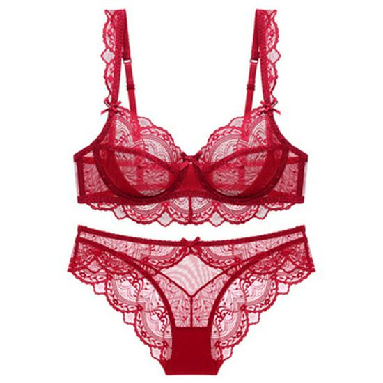 Cross-Border Lace Cotton U-Back Bra: Sexy, French-Inspired, Small Chest Enhancing Bra